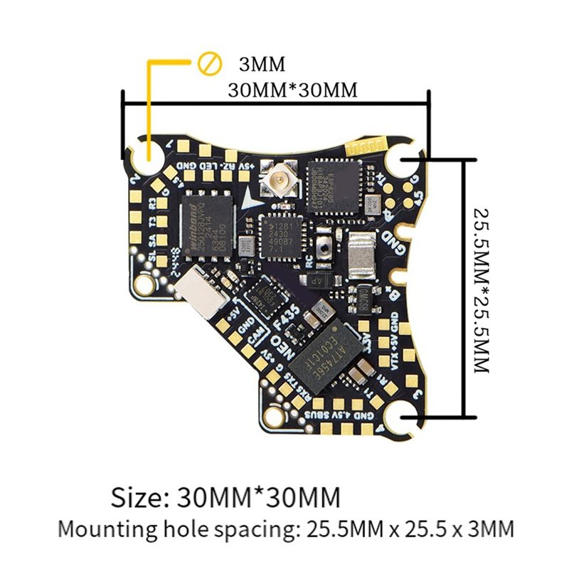 FBIL-F435 NEO 1S AIO Flight Co - Drone Flight Controller recension och pris
