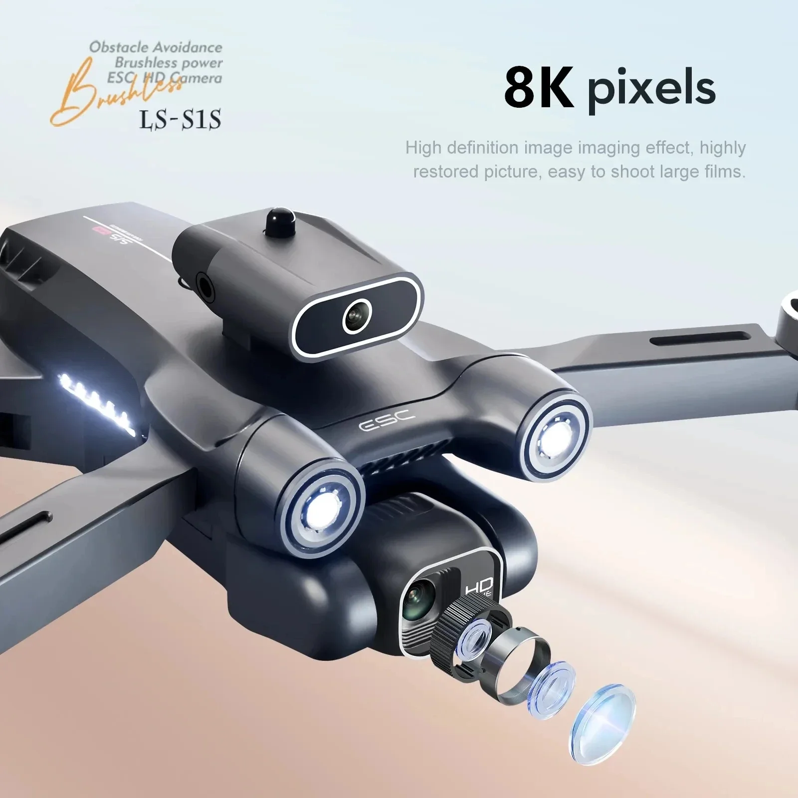 New S1S 5G GPS Drone Camera 8K - Drone Gps Module recension och pris