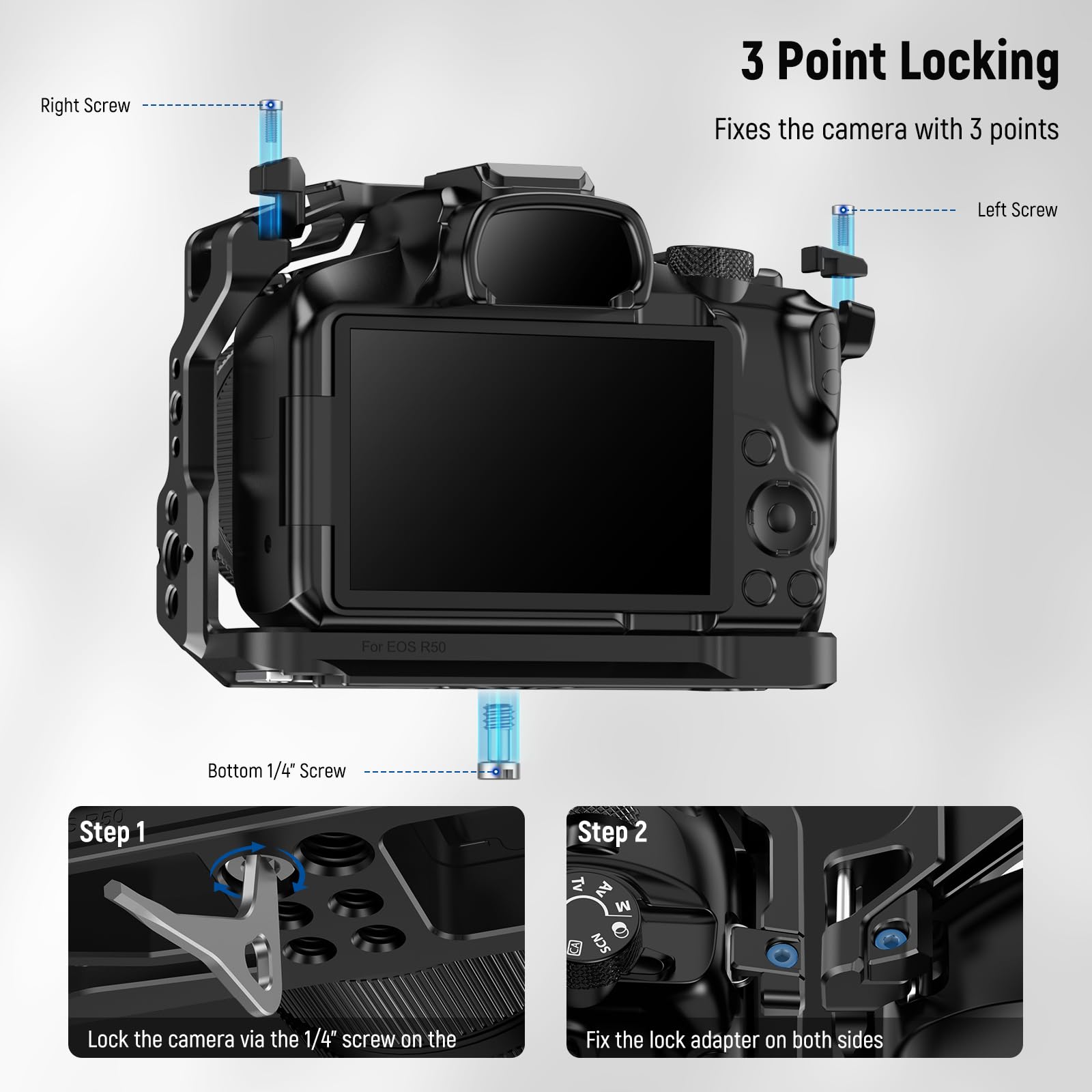 NEEWER R50 Camera Cage Compati - Canon Camera Eos R50 recension och pris