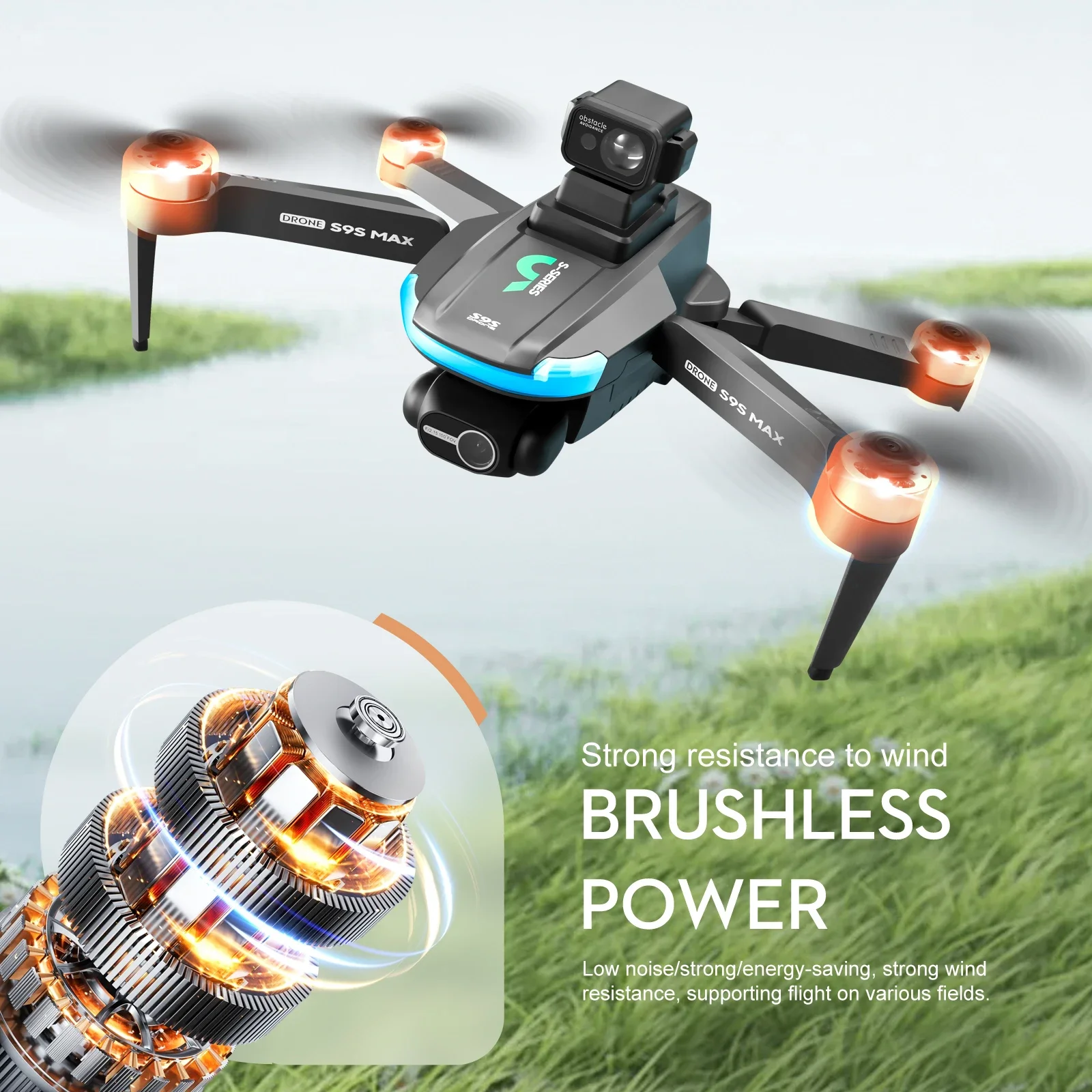 NEW S9S MAX MINI Drone 4K 2-Ax - Drone Gps Module recension och pris