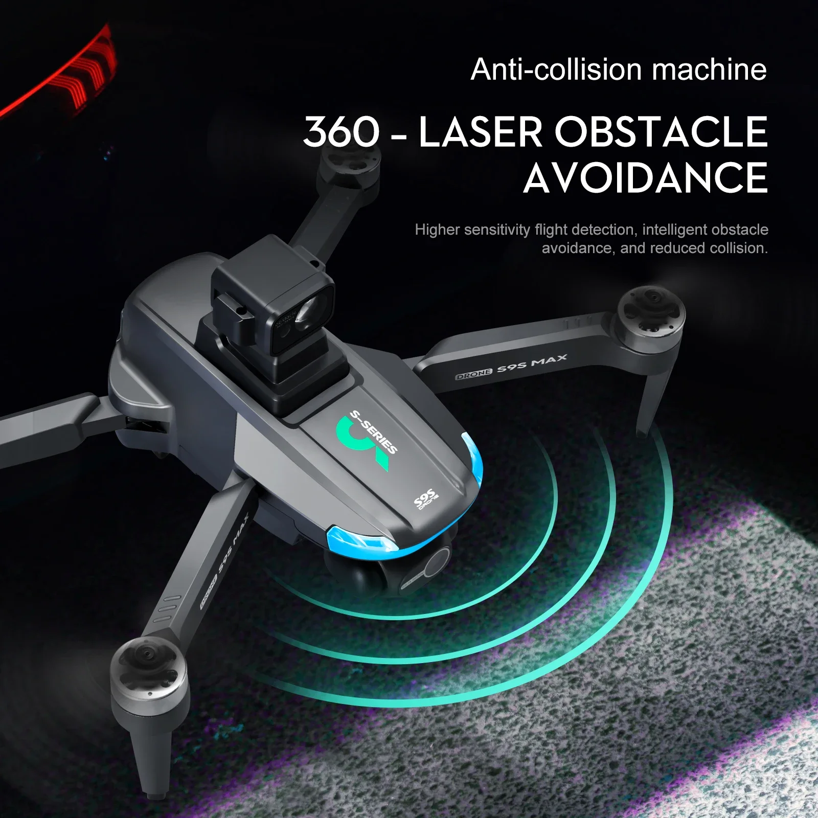 NEW S9S MAX MINI Drone 4K 2-Ax - Drone Gps Module recension och pris