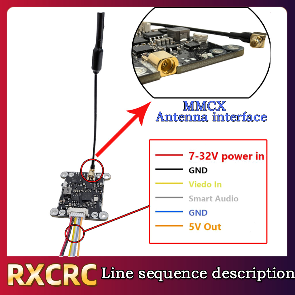 RXCRC 5.8G Module 48CH 1.6W VT - Drone Frame recension och pris
