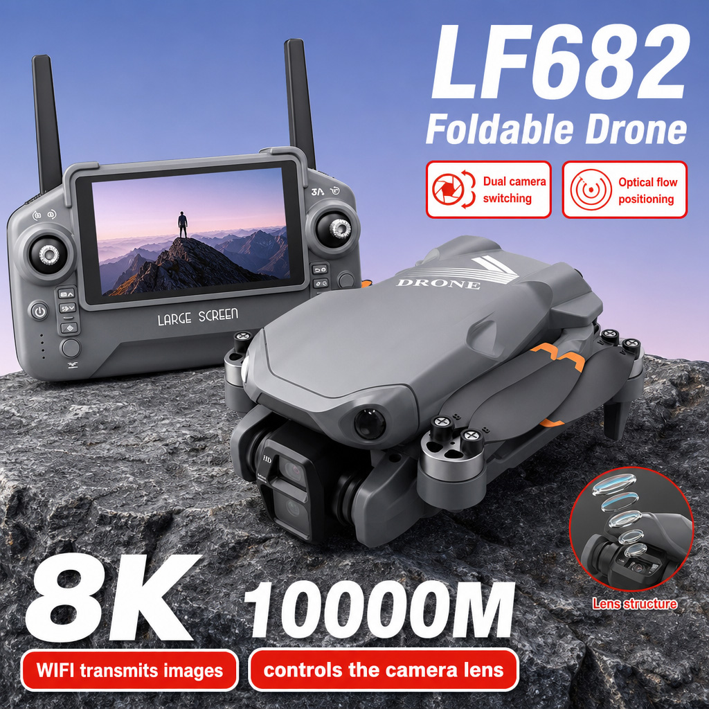 Aerial Photo LF682 Drone 8K HD - Drone Gps Module recension och pris