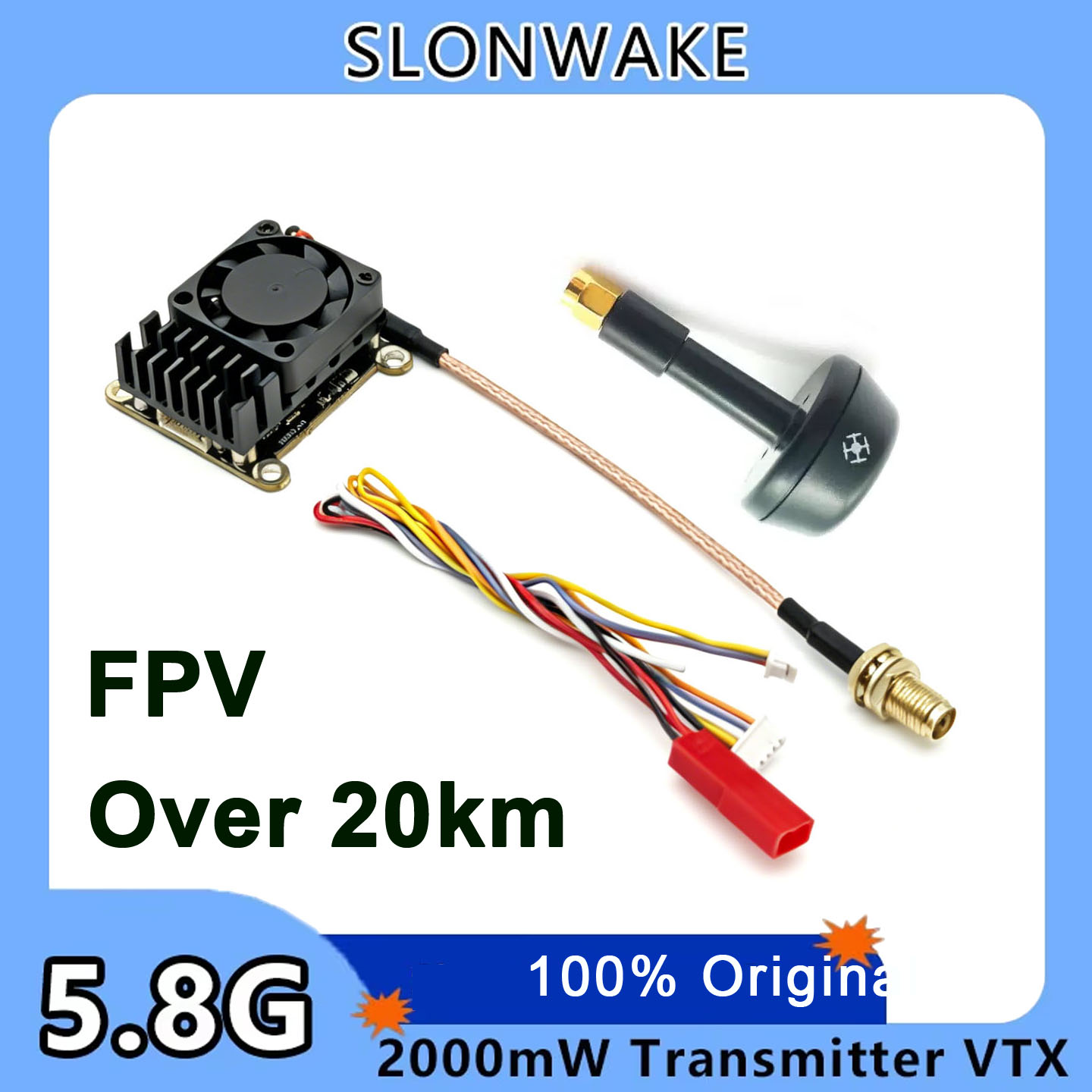 New upgrade 5.8Ghz 2W adjustab - Drone Frame recension och pris