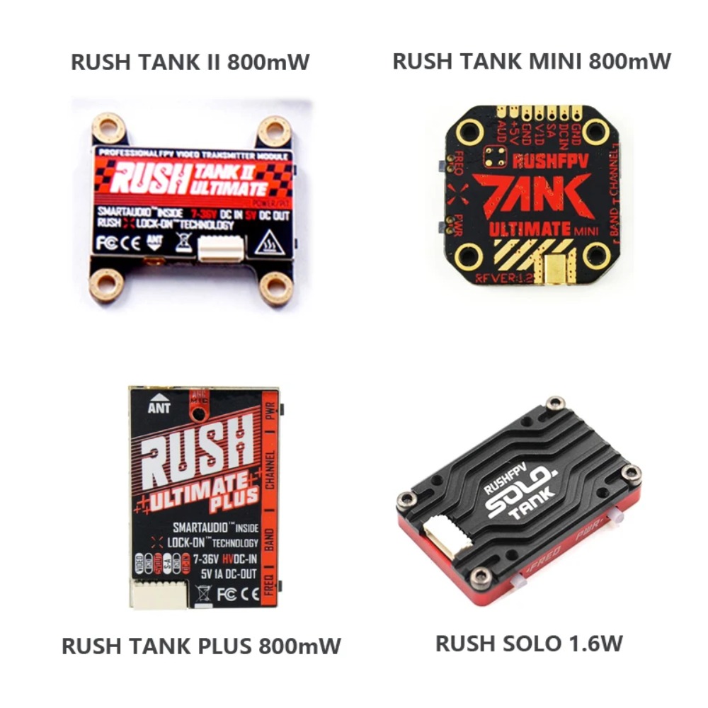 RUSH TANK Ultimate II/Mini/PLU - Drone Frame recension och pris